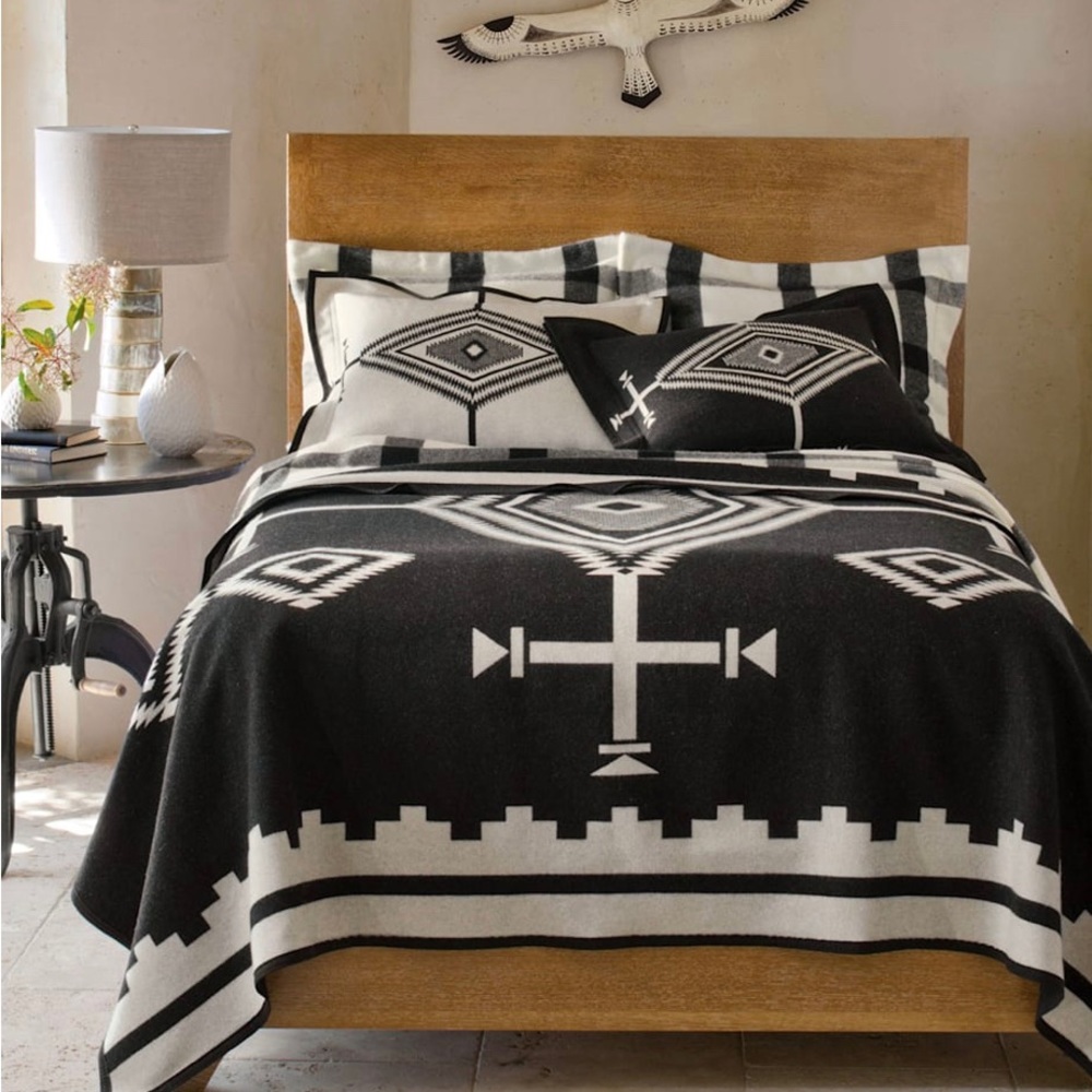 King Size Pendleton Los Ojos Wool Blanket